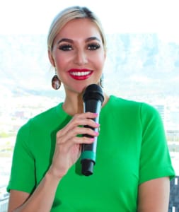 Liezel van der Westhuizen professional master of ceremonies, keynote speaker and mental fitness coach
